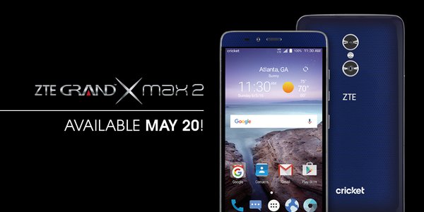Шестидюймовый смартфон ZTE Grand X Max 2 оснащен сдвоенной камерой